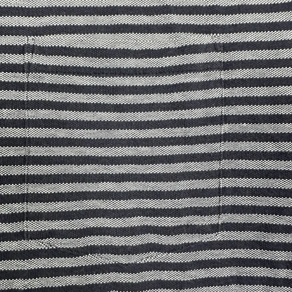 Banana Republic Performance Pique Polo Shirt Mens XL Blue Striped Short Sleeve